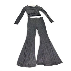 Stylish Metallic Women's Jumpsuit Set